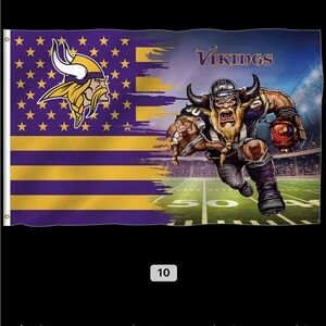 Vikings Themed Flag with Viking Warrior Design 3 x 5 FT